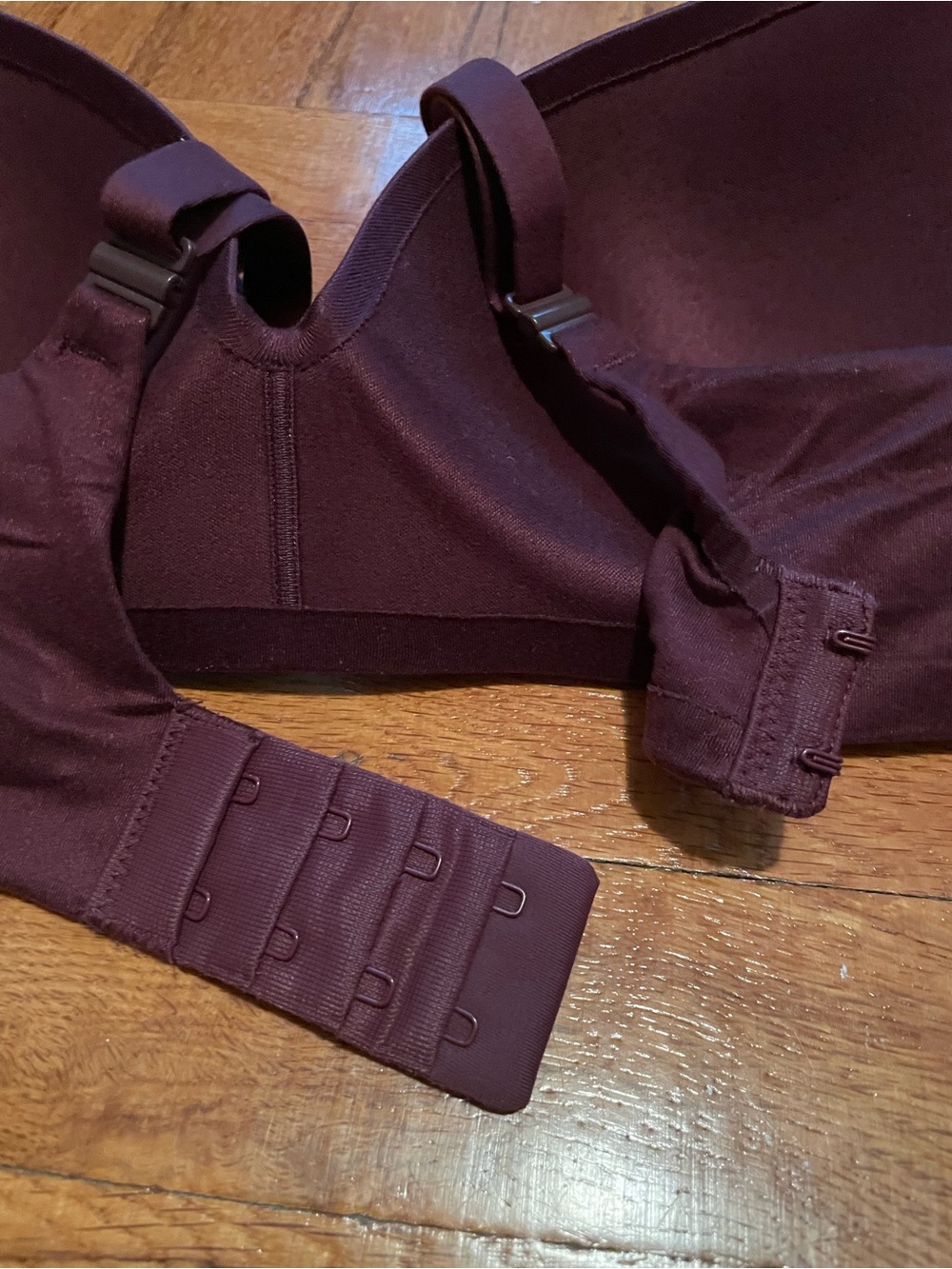 Tommy John Seamless T-Shirt Bra - Plum 36B - Picture 5 of 8